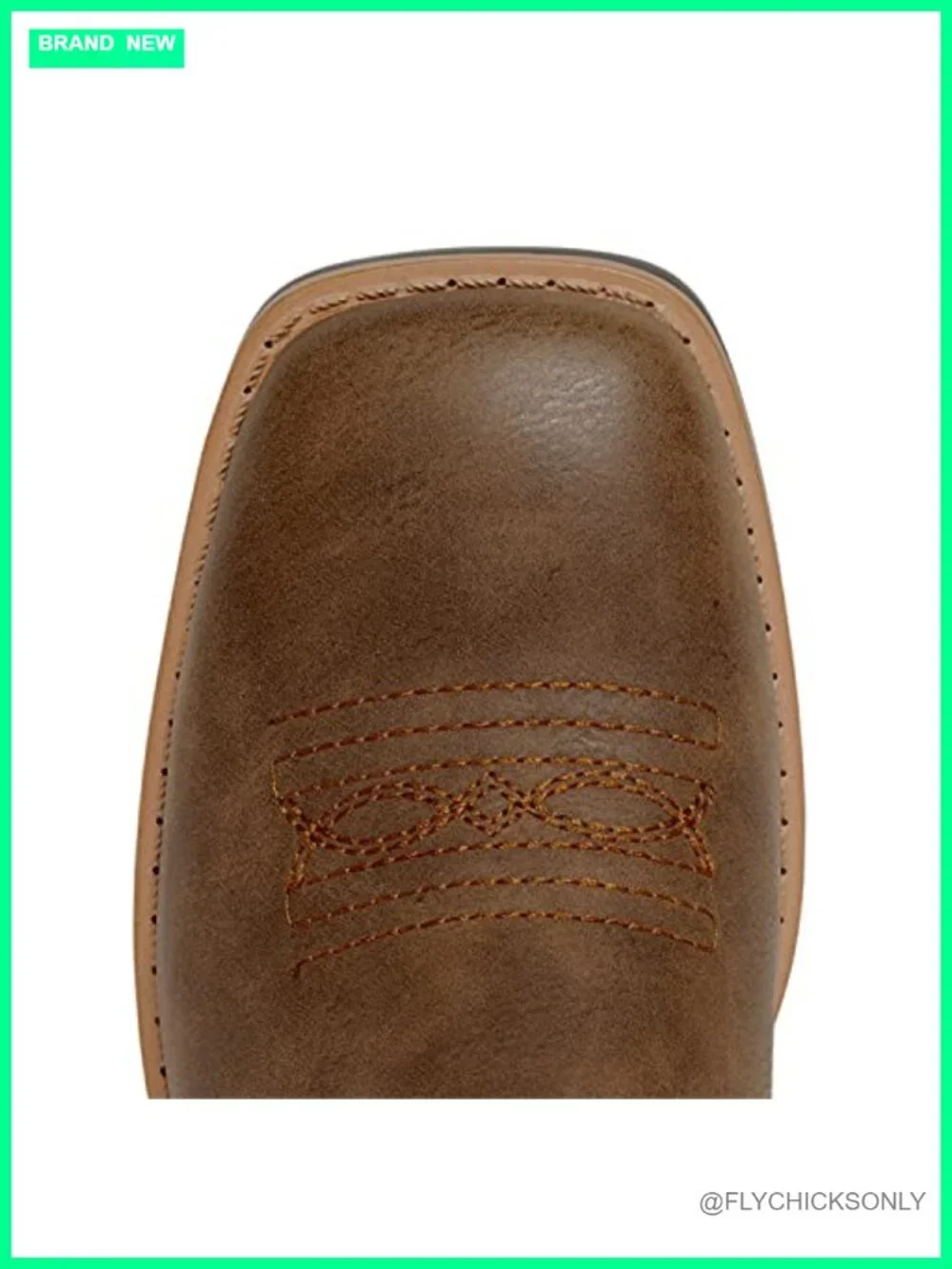 Women's Embroidered Square Toe Mid-Calf Cowboy Boots with Chunky Heel - PU